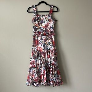 Willa Story Long Tiered Floral Dress‎ / SZ S